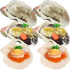 Toy Oysters 6pcs Simulated Seafood Photography Props