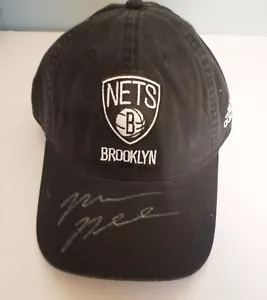Baseballmütze Mason Plumlee NBA Brooklyn Nets handsigniert signed schwarz - Bild 1 von 6