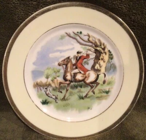 Fox Hunt Hunting Plate Ardalt China Japan - Picture 1 of 3