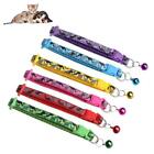 Cat Leash Camo Adjustable Bell Necklace Kitten Chain Pet Collar Neck Strap