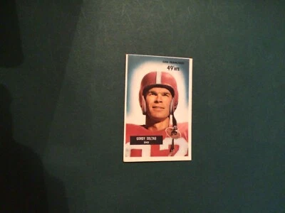 1955 Bowman Football Gordy Soltau 66 EX - Image 1 of 2