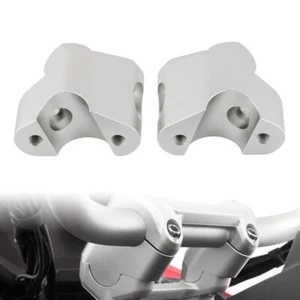 2pcs Handlebar Raiser Clamp Mount Adapter For Ducati Multistrada V4 V4 S Rally - Picture 1 of 11