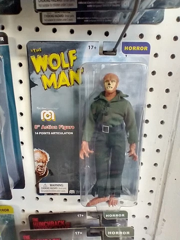 Mego Horror Universal Monsters 8" Action Figure Wolf Man New Cover
