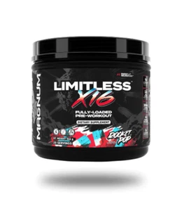 Magnum Nutraceuticals Limitless x16 Pre-Workout Powder- Rocket Pop - Picture 1 of 2