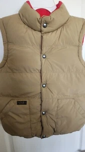 Polo Ralph Lauren Boys Reversible Puffer Down Vest Jacket Size M (10-12) - Picture 1 of 7