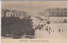 MODUGNO BARI CORSO VITTORIO EMANUELE ANIMATA 1913 BELLA !