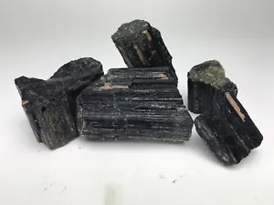5 libbre sfuso di gemma pietra cristallo tormalina nera naturale - pezzi grandi - Foto 1 di 5