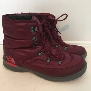 THE NORTH FACE  Primaloft Puffer Snow Winter Apres Boots Women's 11 Purple Grape - Bild 1 von 10