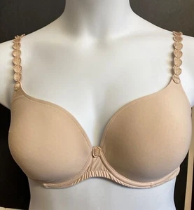 MARIE JO L'AVENTURE CONVERTIBLE BRA Beige SIZE  30DDD Pre-owned Spotless Clean - Picture 1 of 11