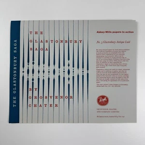 Paper sample bookjacket No 3 Glastonbury Antique Grosvenor Chater - Picture 1 of 6