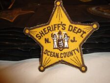 police Américaine !!! insigne écusson sheriff ocean county 