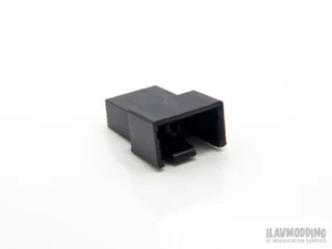 PC 4-pin Fan Power Connector Housing Male - BLACK [1pc] - Picture 1 of 2