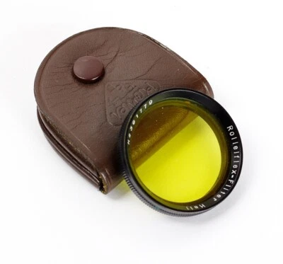Rolleiflex Filter Yellow Bright 28.5MM Snap On No.391779 SNo.0523 - Image 1 of 2
