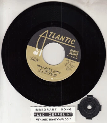 LED ZEPPELIN Immigrant Song & Hey Hey What Can I Do? 7" 45 rpm vinyl record NEW - Image 1 of 2