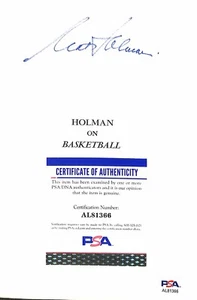 "Libro autografiado firmado de Nat Holman "NY Jewish Basketball Legend & HOF"" ¡Raro! - Imagen 1 de 5