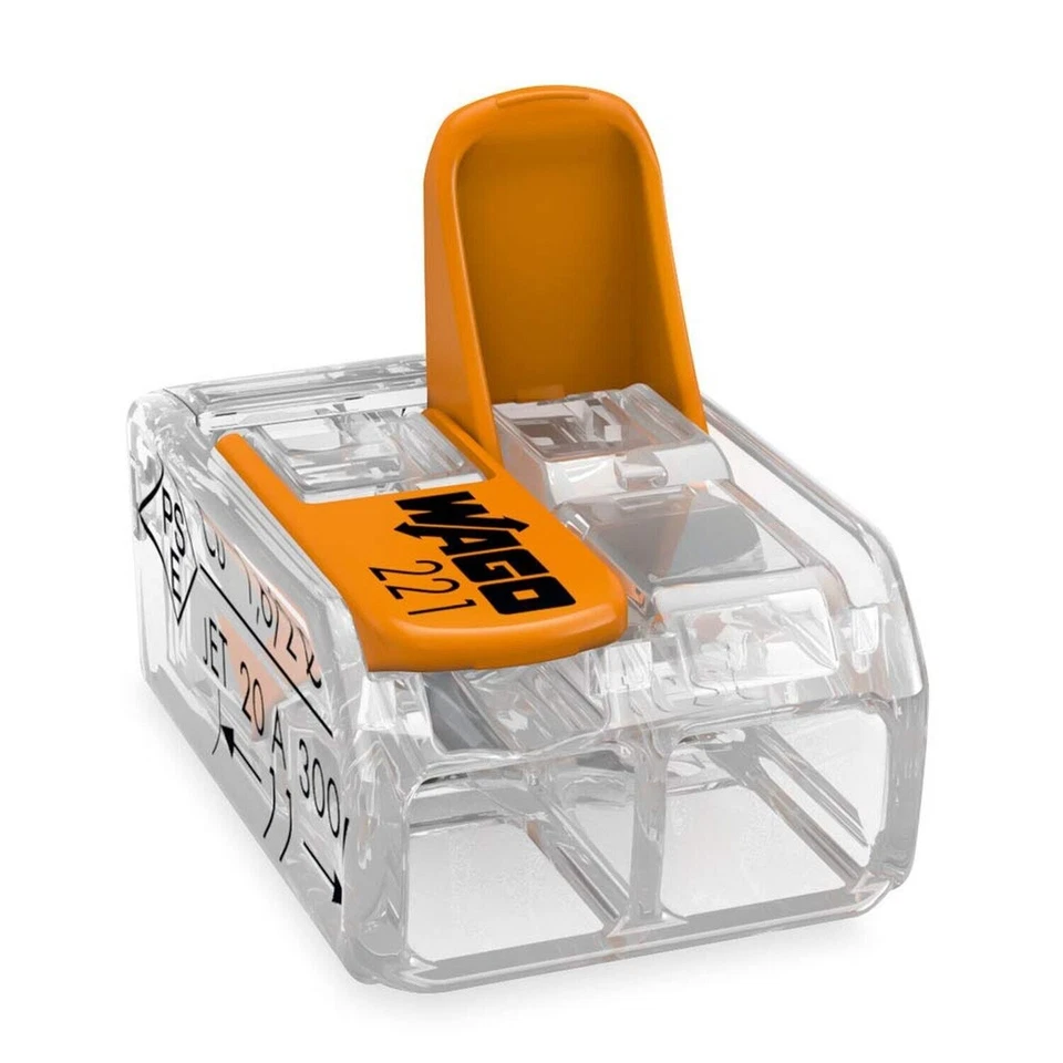 WAGO COMPACT Verbindungsklemme - 100 Stück (221-412)