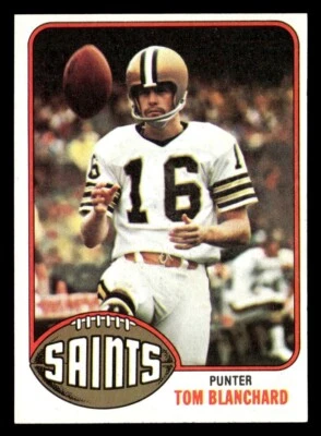 Tom Blanchard 1976 Topps Card #431 New Orleans Saints - Image 1 of 2