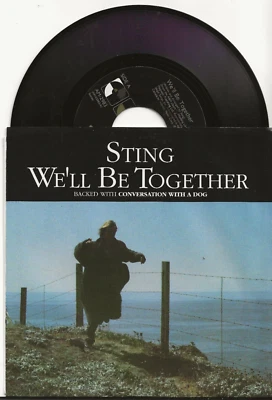 STING POLICE WE'LL BE TOGETHER RARE USA VINYL SINGLE, DIFFERENT BACK COVER - Image 1 of 2