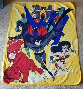 The Northwest Company~ Justice League Fleece Throw ~ Multicolor~ 48 in x 60 in   - Picture 1 of 4