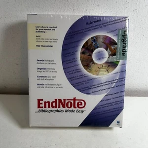Endnote Mac OS X System 256 MB RAM Bibliographic Software CD-ROM Drive - Picture 1 of 6