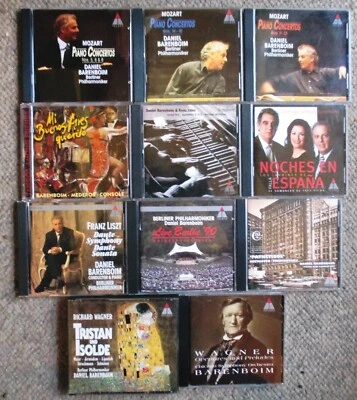 Даниэль Баренбойм Teldec классический 11 CD лот Моцарт Шуберт Вагнер и многое другое чистый - Изображение 1 из 3