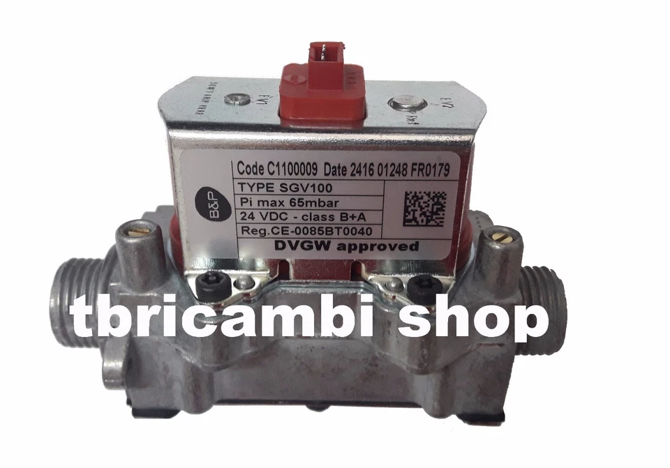 VALVOLA GAS BERTELLI B&P SGV100 CALDAIA FERROLI 39841320