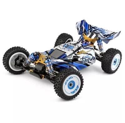 WLtoys 124017-V8 RC auto da corsa 1/12 2,4G 4WD 75 km/h brushless - buggy - Immagine 1 di 4