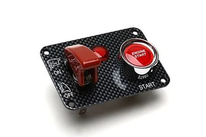 Switch Panel Quality Ignition Start Aircraft Kit Car Carbon Fibre Effect (A) - Picture 1 of 1