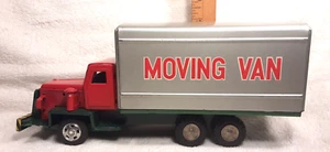 Tin Litho Moving Van Friction Toy Truck Japan - Picture 1 of 22