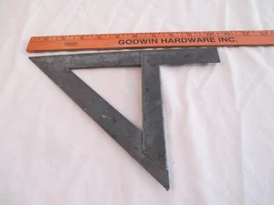 Carpintero Vintage Cuadrado Metal Ángulo 10" - Imagen 1 de 9
