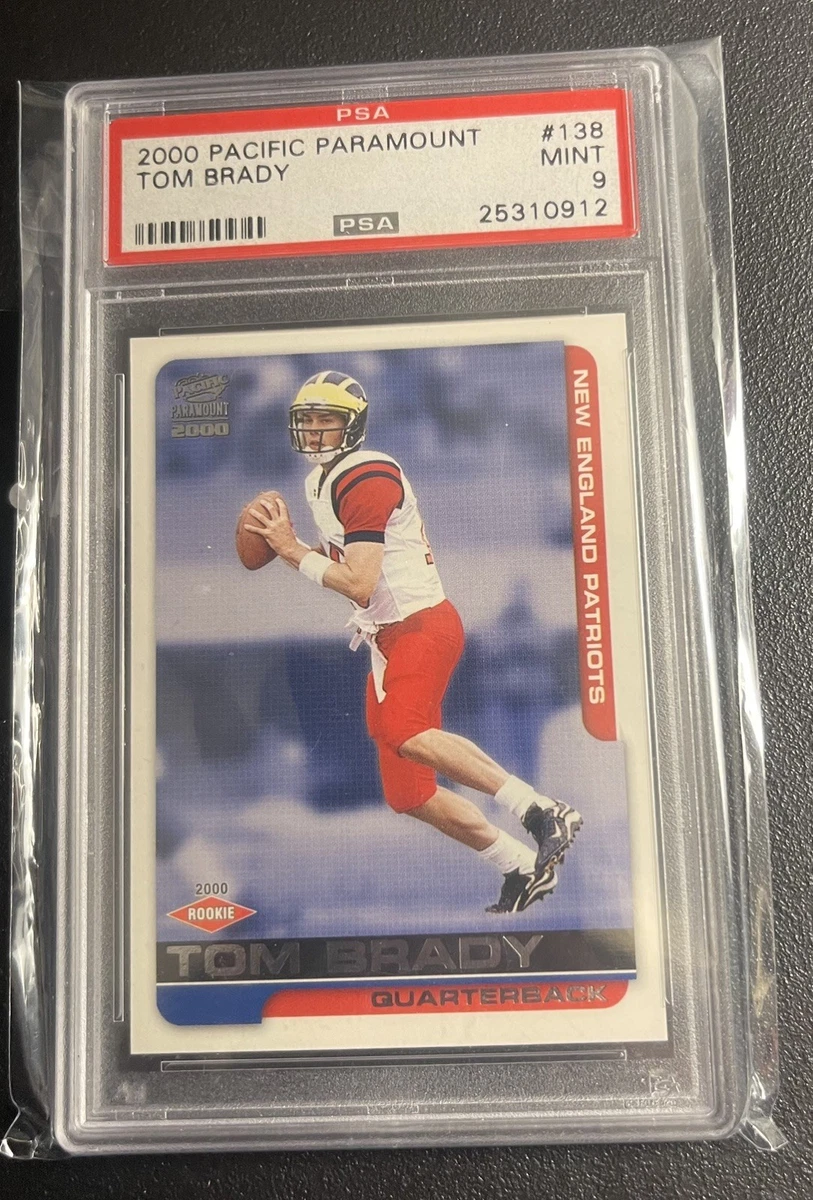 Tom Brady Football Grade 9 Rookie Sports Trading Cards