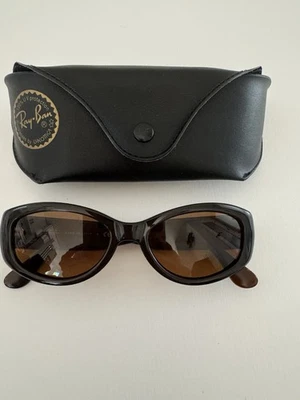 RAY-BAN SPORTS WRAP RB4135 714/13 3N EYEGLASSES FRAMES  Brown ITALY - Image 1 of 4