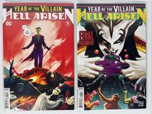Año del Villano Hell Arisen #3 2da impresión #4 Steve Epting 1st Punchline DC CASI NUEVO - Imagen 1 de 9