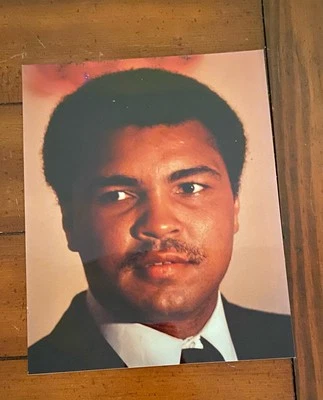 RARE Vintage Original COLOR Cibachrome of Muhammad Ali Signed By Photographer - Image 1 of 2