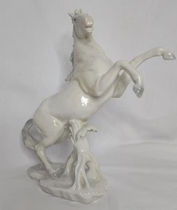 Ende 19. Jahrhundert, Anfang 20. Jahrhundert Karl Ens Volkstedt "Schreckpferd" - Bild 1 von 8