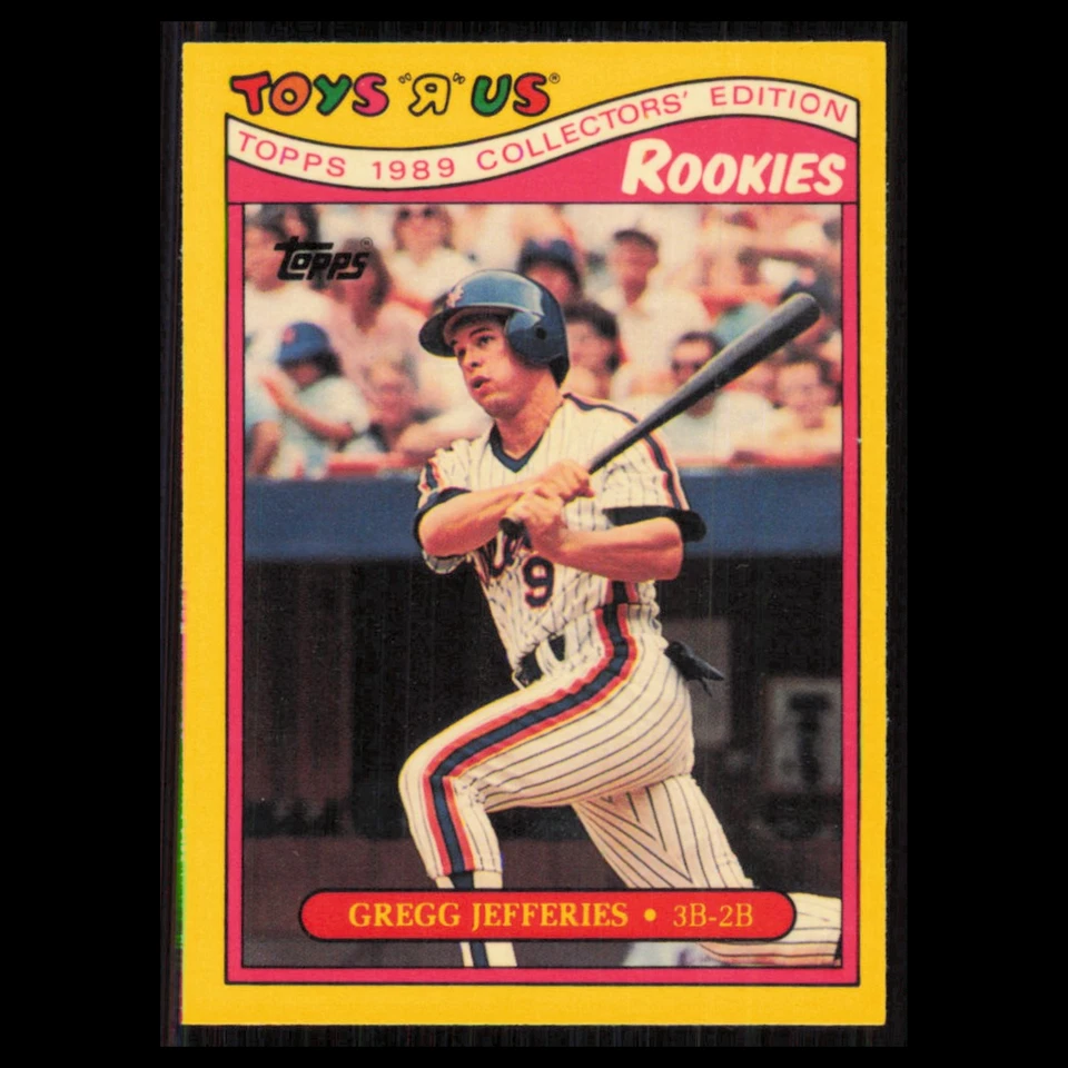 Gregg Jefferies Rookie #15 1989 Topps ToysRUs Rookies New York Mets Baseball MLB - Image 1 of 3