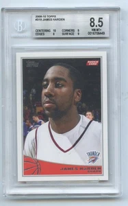 Tarjeta de novato James Hardin Topps 2009 #319 BGS 8,5 subgrados baloncesto de la NBA - Imagen 1 de 3