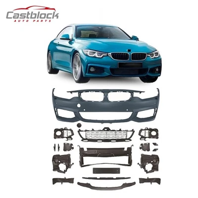 Kit de conversión de parachoques delantero estilo M Tech para BMW Serie 4 2014-2020 F32 F33 F36 Foto 1 de 4