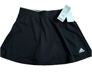 Girls Youth Adidas Club Tennis Pleated Skirt AeroReady Size L Black $35 NWT - Picture 1 of 5