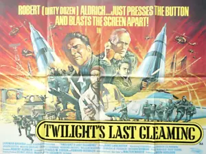 1977 TWILIGHT'S LAST GLEAMING VINTAGE BRITISH QUAD FILM POSTER BURT LANCASTER - Foto 1 di 10