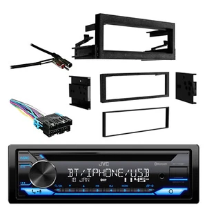 JVC KD-T720BT Single-DIN Marine Bluetooth CD Receiver W/Kit, Wiring Harness - Picture 1 of 6