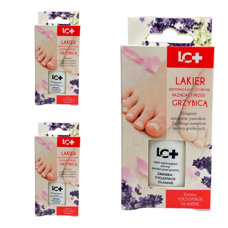 3x Laura Conti antibakterielle Nagellack Nagelpflege Olamine Nagelpilz Lavendel - Bild 1 von 1