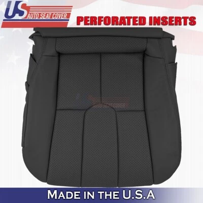 2004 2005 2006 2007 Fits Infiniti G35 Coupe Driver Bottom Leather Cover Black - Image 1 of 4