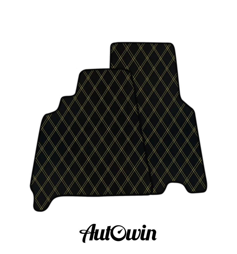 Alfombrillas de coche AutoWin personalizadas con doble patrón de diamante para Ferrari 550 Maranello Foto 1 de 1