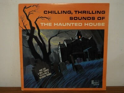 DISNEY CHILLING THRILLING SOUNDS  OF THE HAUNTED HOUSE LP VINYL ALBUM - Image 1 of 4