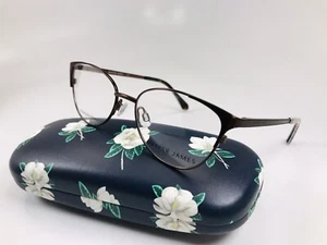 NEW DRAPER JAMES DJ5005 201 Brown Eyeglasses 52mm with DJ Case - Picture 1 of 11