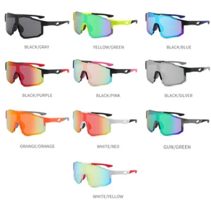 NEW Unisex Outdoor Glasses Cycling Dazzling Sunglasses Fashion Sports Sunglasses - Picture 1 of 28