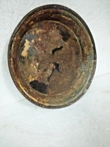 Old Vintage Hand Made Rustic Iron Serving Bowl Kitchenware / Tool Plate - Picture 1 of 12