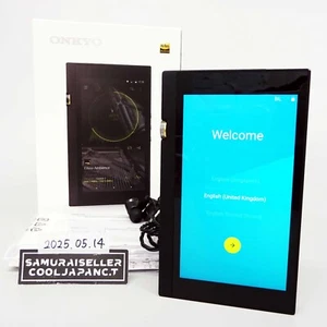 Reproductor de audio digital ONKYO DP-X1A DP-X1A negro idioma inglés Japón usado - Imagen 1 de 19