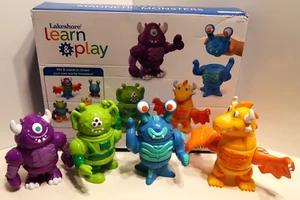 LAKESHORE LEARN & PLAY MAGNETIC MONSTERS IMAGINARY MIX MATCH PLAYSET WITH BOX - Picture 1 of 12